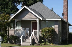 A small 1950s style home