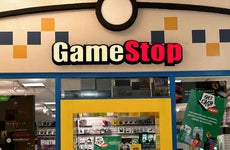 GameStop store entrance at Rego Center shopping mall, Queens, New York