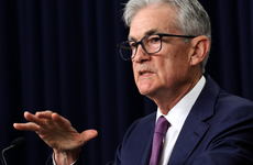 Federal Reserve Bank Chair Jerome Powell at the Fed's post-meeting press conference